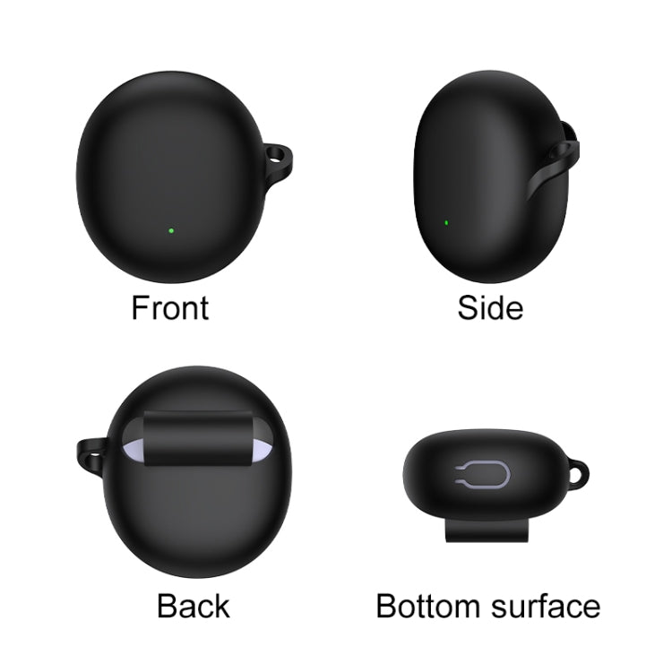 For OPPO Enco Air 3 Silicone Wireless Earphone Protective Case(Midnight)