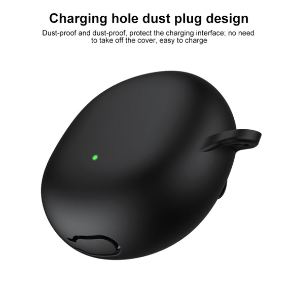 For OPPO Enco Air 3 Silicone Wireless Earphone Protective Case(Deep Green)