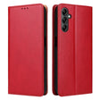 For Samsung Galaxy A14 5G Fierre Shann PU Genuine Leather Texture Leather Phone Case(Red) - free shipping - PMC TechLife - Order now!