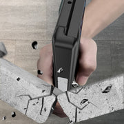 For OPPO Find N2 GKK Magnetic Hinge Flip Leather Phone Case with Holder(Black)