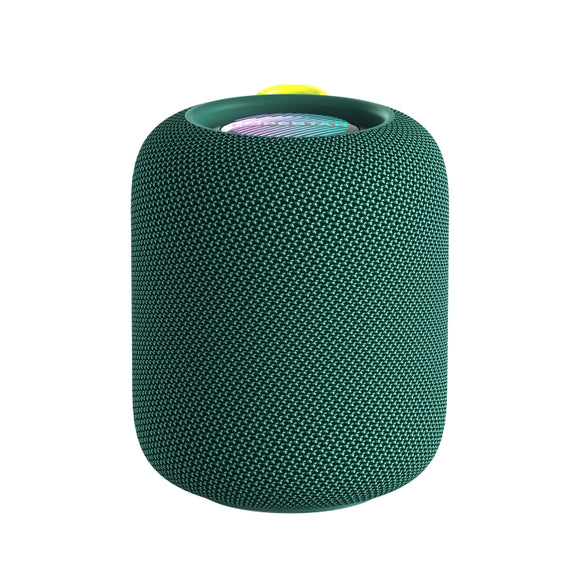 HOPESTAR H56 IPX6 Water-resistant 10W TWS Subwoofer Light Bluetooth Speaker(Green)