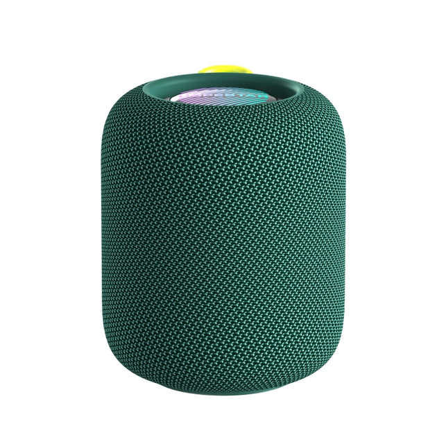 HOPESTAR H56 IPX6 Water-resistant 10W TWS Subwoofer Light Bluetooth Speaker(Green)