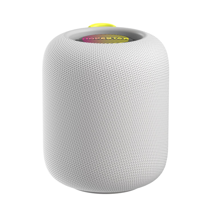 HOPESTAR H56 IPX6 Water-resistant 10W TWS Subwoofer Light Bluetooth Speaker(White)