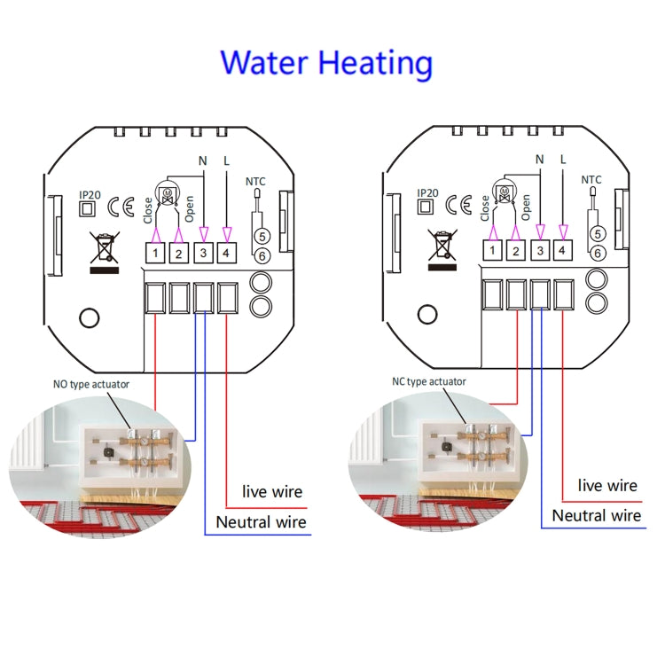 BHT-2002GALM 220V Smart Home Heating Thermostat Water Heating WiFi Thermostat(Black)
