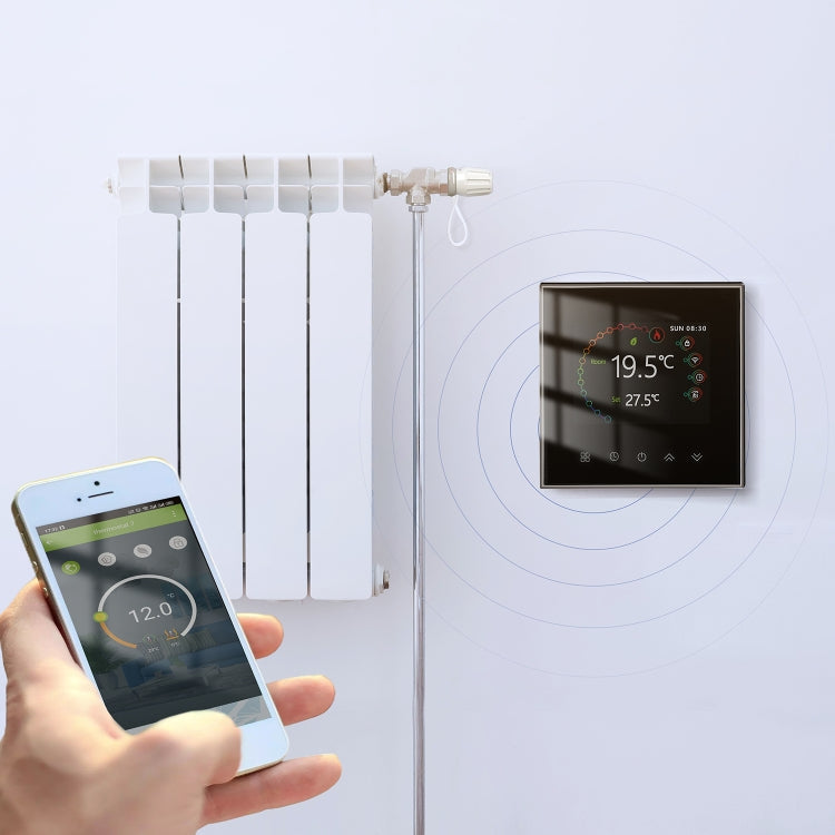 BHT-2002GALM 220V Smart Home Heating Thermostat Water Heating WiFi Thermostat(White)