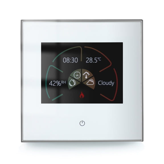 BHT-2002GCLM 220V Smart Home Heating Thermostat Boiler Heating WiFi Thermostat(White)
