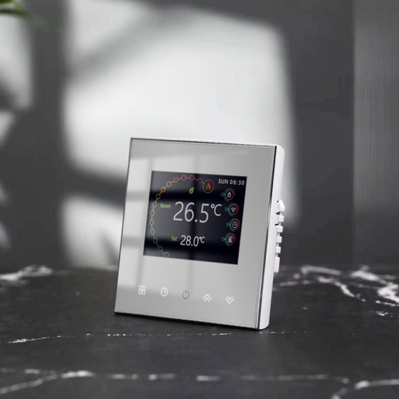 BHT-2002GCLM 220V Smart Home Heating Thermostat Boiler Heating WiFi Thermostat(Black)