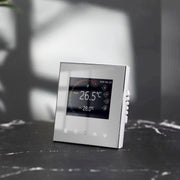 BHT-2002GBLM 220V Smart Home Heating Thermostat Electric Heating WiFi Thermostat with External Sensor Wire(White)