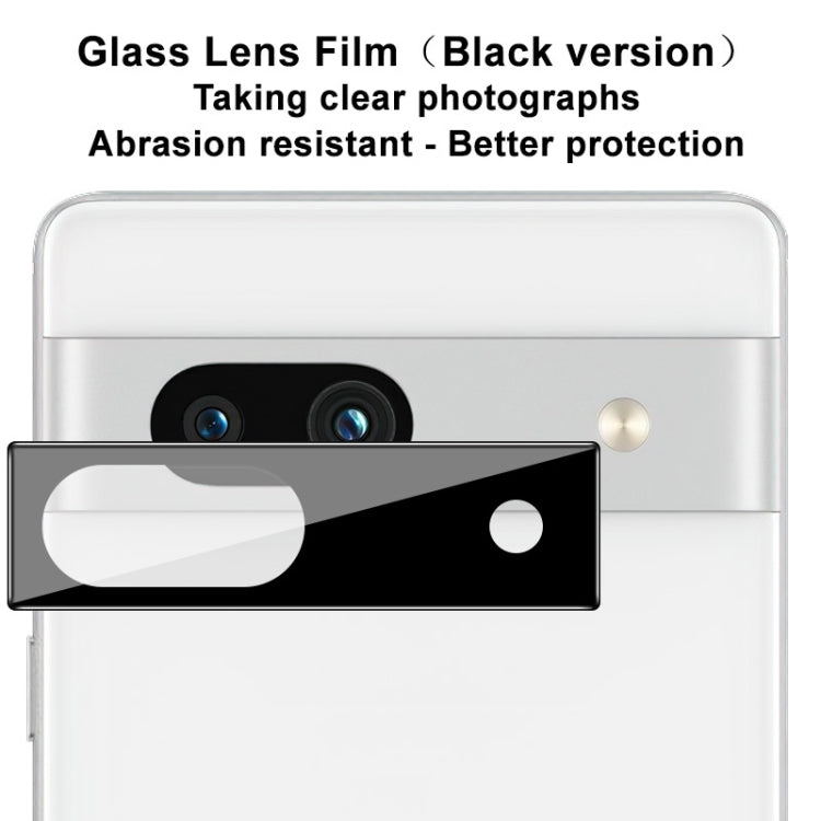 For Google Pixel 7a imak High Definition Integrated Glass Lens Film Black Version