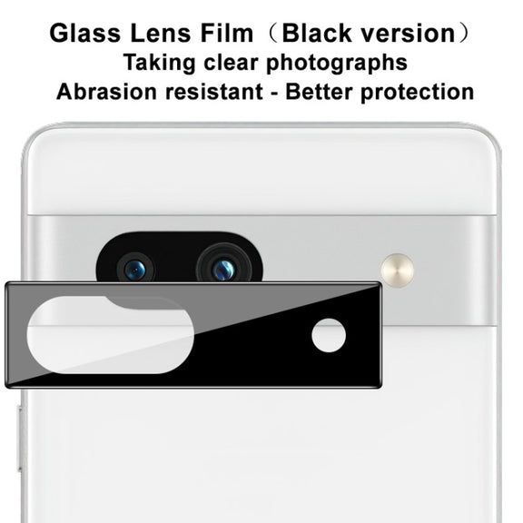 For Google Pixel 7a imak High Definition Integrated Glass Lens Film Black Version