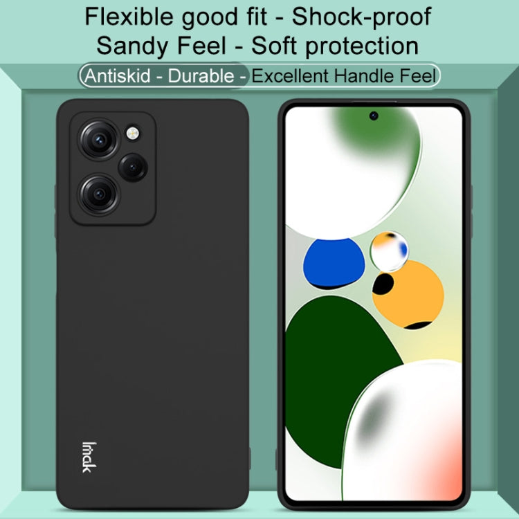 For Xiaomi Redmi Note 12 Pro Speed / POCO X5 Pro 5G IMAK UC-3 Series Shockproof Frosted TPU Protective Case(Black)