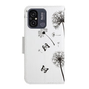 For Xiaomi Redmi 12C Colored Drawing Pattern Flip Leather Phone Case(Dandelion)