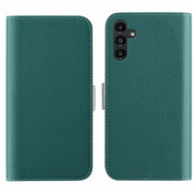 For Samsung Galaxy A24 4G Candy Color Litchi Texture Leather Phone Case(Dark Green)