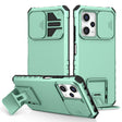 For Xiaomi Redmi Note 12 Pro 5G / Poco X5 Pro Stereoscopic Holder Sliding Camshield Phone Case(Light Blue) - free shipping - PMC TechLife - Order now!