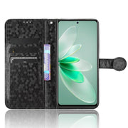 For vivo V27e / S16e Honeycomb Dot Texture Leather Phone Case(Black)