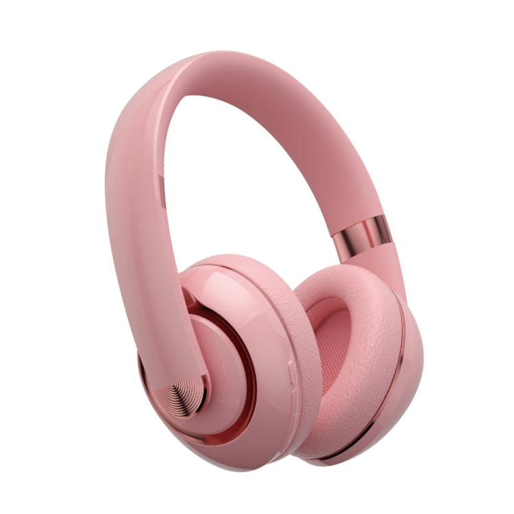 KE22 Folded Noise Reductiong Wireless Bluetooth Headphones(Pink)