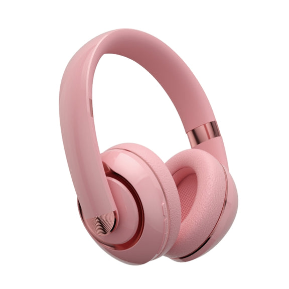 KE22 Folded Noise Reductiong Wireless Bluetooth Headphones(Pink)
