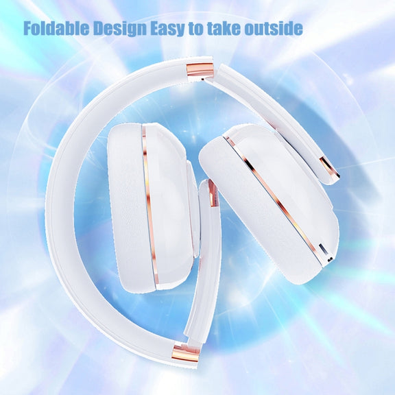 KE22 Folded Noise Reduction Wireless Bluetooth Headphones(Orange)