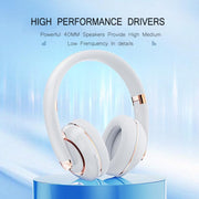 KE22 Folded Noise Reduction Wireless Bluetooth Headphones(Orange)