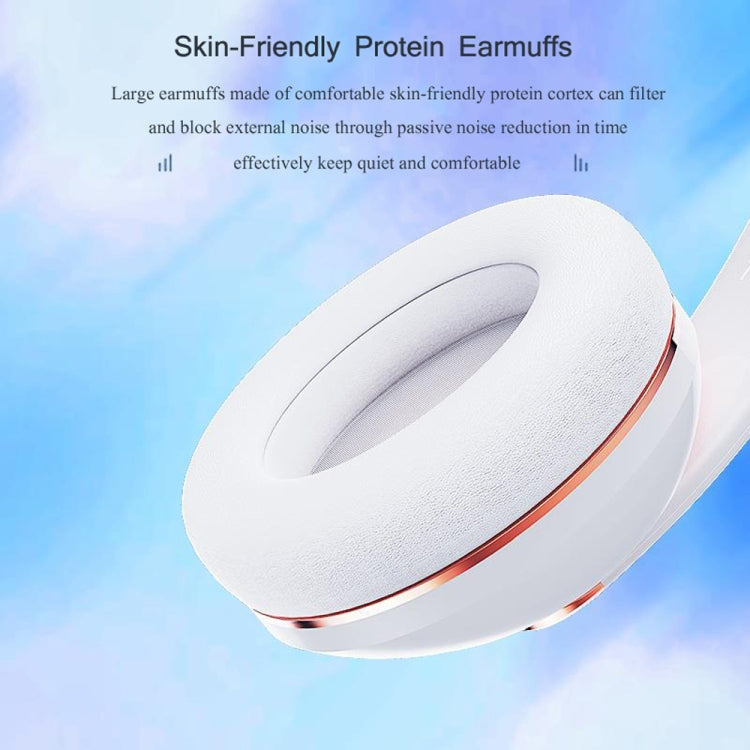 KE22 Folded Noise Reduction Wireless Bluetooth Headphones(Orange)