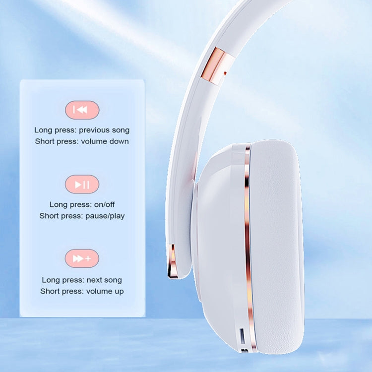 KE22 Folded Noise Reduction Wireless Bluetooth Headphones(Orange)