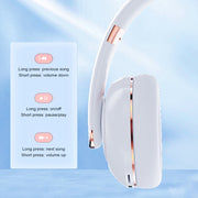 KE22 Folded Noise Reduction Wireless Bluetooth Headphones(Orange)
