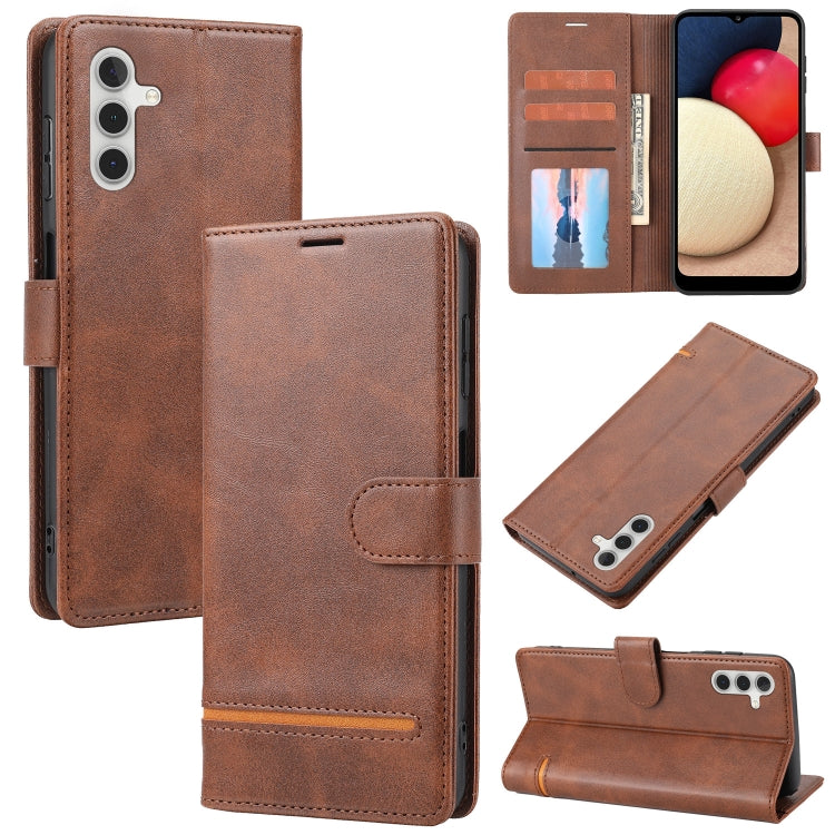 For Samsung Galaxy A24 4G Classic Wallet Flip Leather Phone Case(Brown)