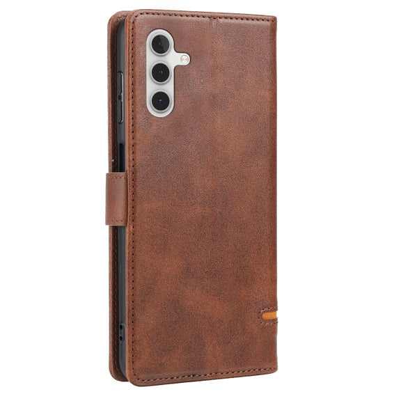 For Samsung Galaxy A24 4G Classic Wallet Flip Leather Phone Case(Brown)