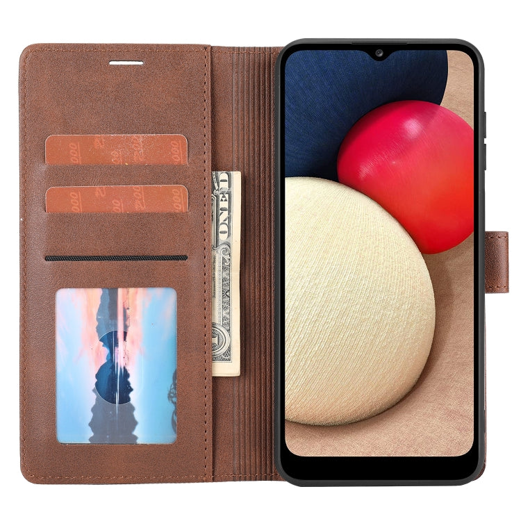 For Samsung Galaxy A24 4G Classic Wallet Flip Leather Phone Case(Brown)