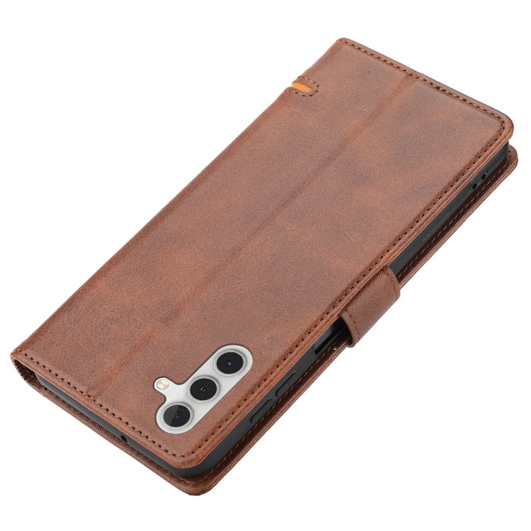 For Samsung Galaxy A24 4G Classic Wallet Flip Leather Phone Case(Brown)