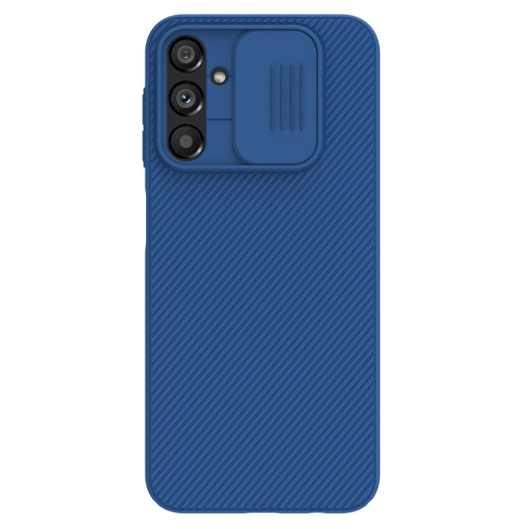 For Samsung Galaxy A14 4G NILLKIN Black Mirror Series Camshield PC Phone Case(Blue)