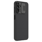 For Samsung Galaxy A14 4G NILLKIN Black Mirror Series Camshield PC Phone Case(Black)