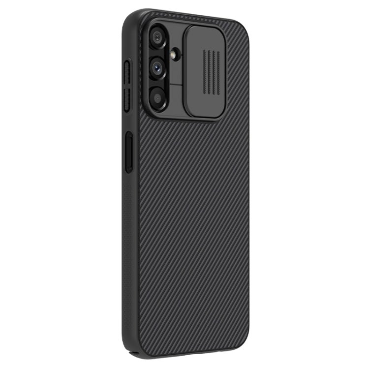 For Samsung Galaxy A14 4G NILLKIN Black Mirror Series Camshield PC Phone Case(Black)