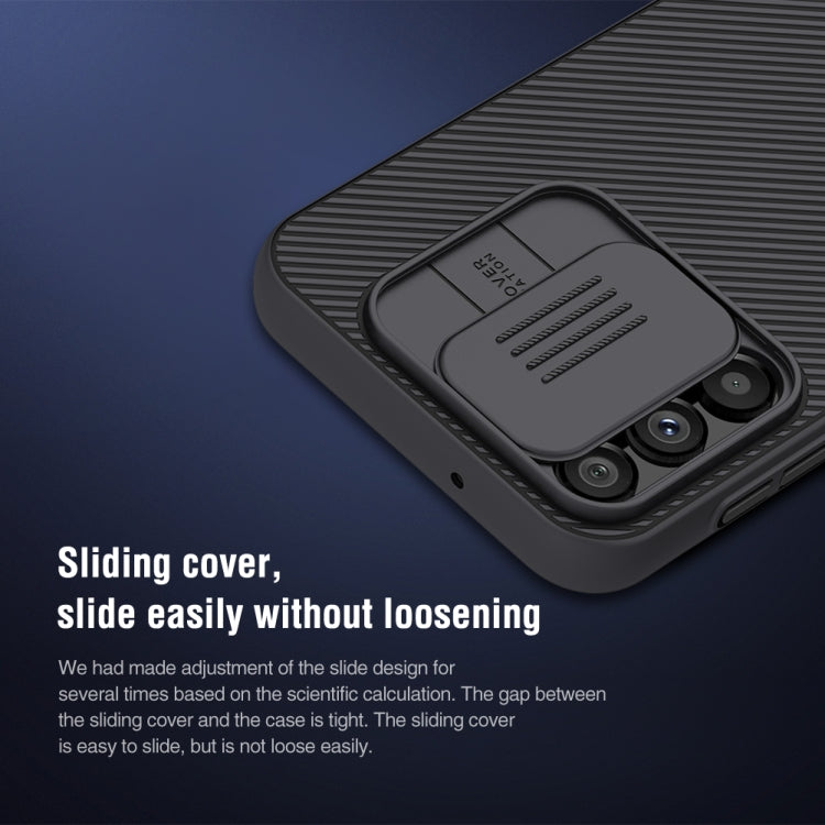 For Samsung Galaxy A14 4G NILLKIN Black Mirror Series Camshield PC Phone Case(Black)