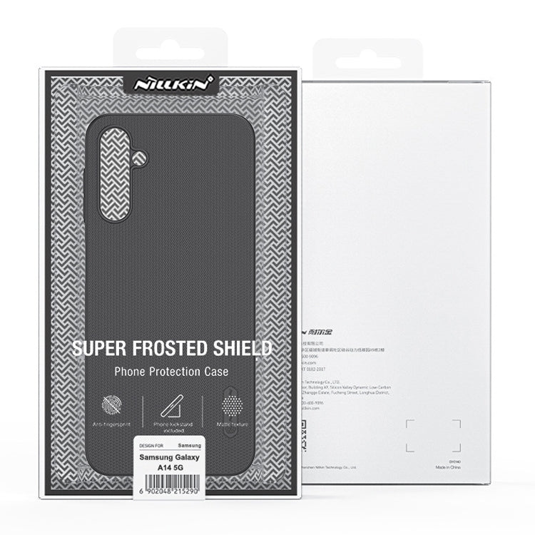 For Samsung Galaxy A14 4G NILLKIN Frosted PC Phone Case(Blue)