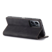 For Xiaomi Redmi Note 12 4G Global CaseMe 013 Multifunctional Horizontal Flip Leather Phone Case(Black)