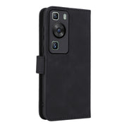 For Huawei P60 / P60 Pro Skin Feel Magnetic Flip Leather Phone Case(Black)