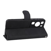 For Huawei P60 / P60 Pro Skin Feel Magnetic Flip Leather Phone Case(Black)