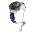 For Garmin Venu / Venu 2 Plus / Venu Sq / Sq2 20mm Diamond Chain Mental Watch Band(Blue) -  by PMC TechLife | Online Shopping South Africa | PMC TechLife