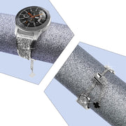 For Garmin Venu / Venu 2 Plus / Venu Sq / Sq2 20mm Diamond Chain Mental Watch Band(Silver)