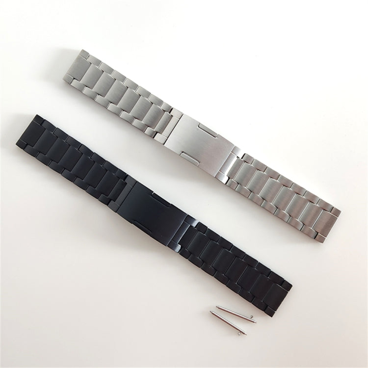 For Huawei Watch Buds / GT3 SE / GT3 Pro 22mm Universal Three Strains Ttanium Steel Watch Band(Silver)