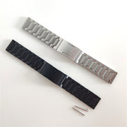 For Huawei Watch Buds / GT3 SE / GT3 Pro 22mm Universal Three Strains Ttanium Steel Watch Band(Silver)