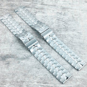 For Garmin Venu 2 / Forerunner 265 / 255 22mm Universal Stainless Steel Watch Band(Black)
