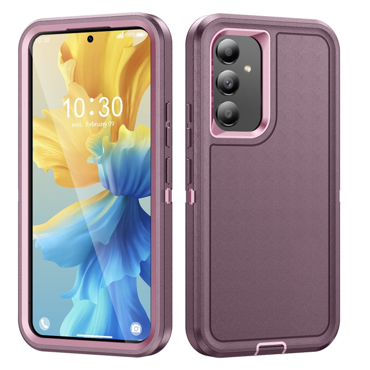 For Samsung Galaxy A54 Life Water-resistant Rugged Phone Case(Purple + Pink)
