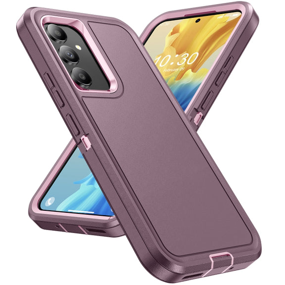 For Samsung Galaxy A54 Life Water-resistant Rugged Phone Case(Purple + Pink)