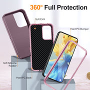 For Samsung Galaxy A54 Life Water-resistant Rugged Phone Case(Purple + Pink)