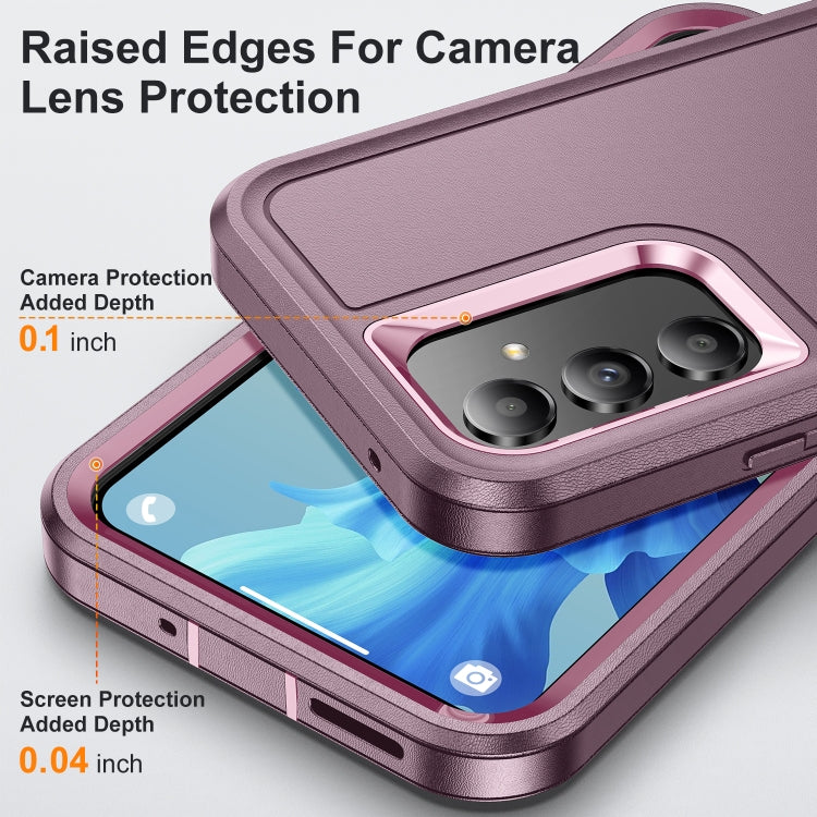 For Samsung Galaxy A54 Life Water-resistant Rugged Phone Case(Purple + Pink)