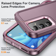 For Samsung Galaxy A54 Life Water-resistant Rugged Phone Case(Purple + Pink)