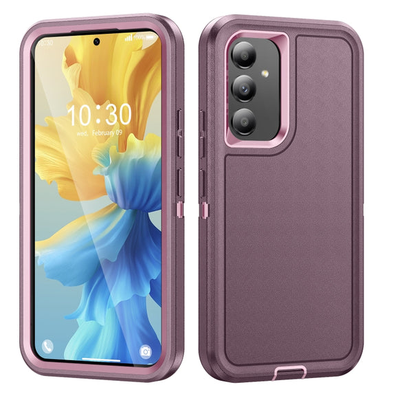 For Samsung Galaxy A54 Life Water-resistant Rugged Phone Case(Purple + Pink)