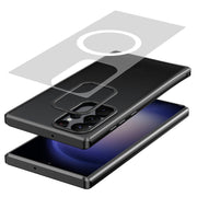 For Samsung Galaxy S23 Ultra 5G MagSafe Magnetic PC Phone Case(Black)